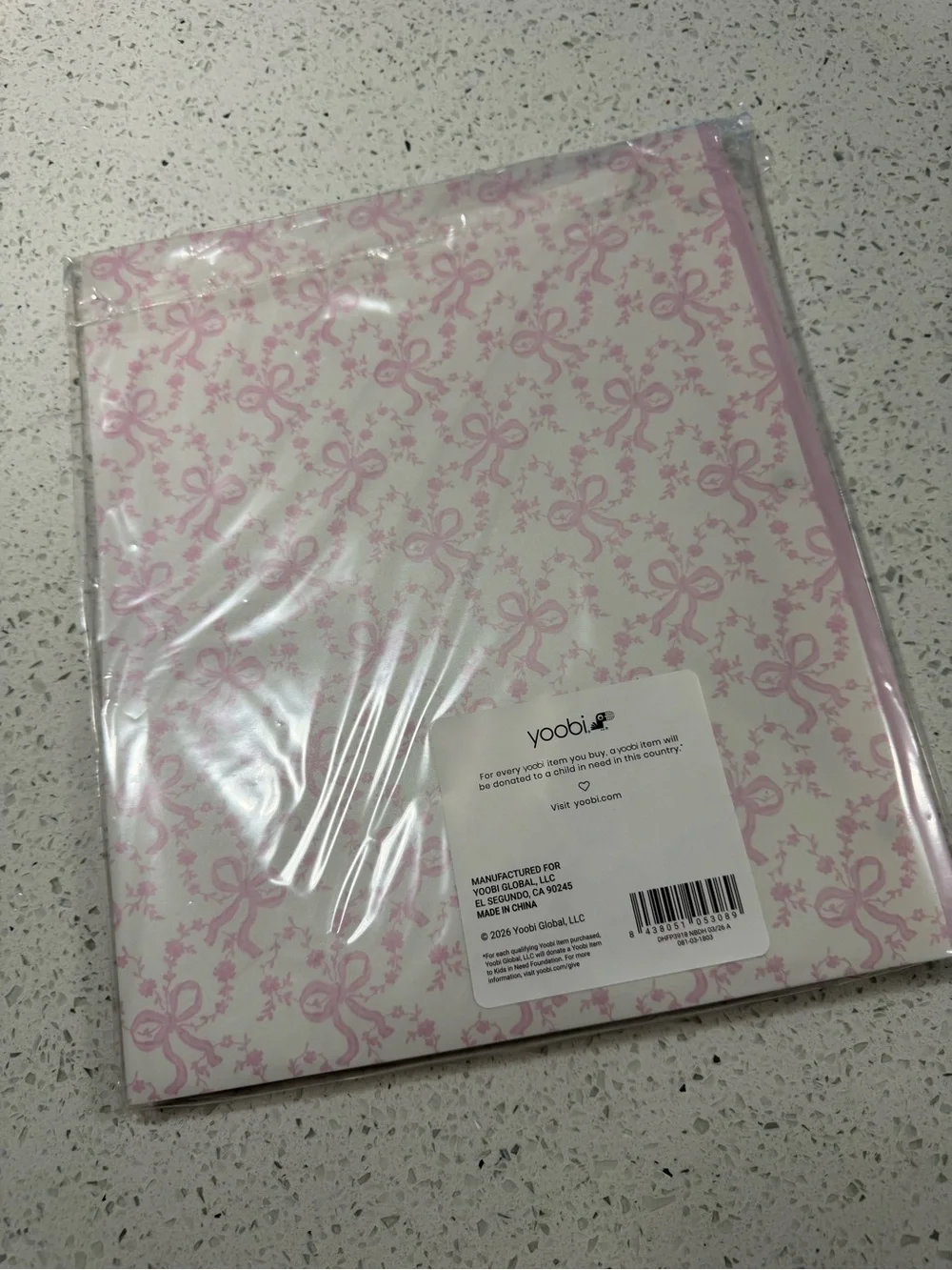 NWT LoveShackFancy x Yoobi 2-Pack Poly Pocket Folder Set Floral